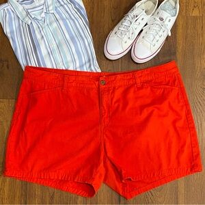 🍒St. John's Bay Vibrant Red Women's Shorts